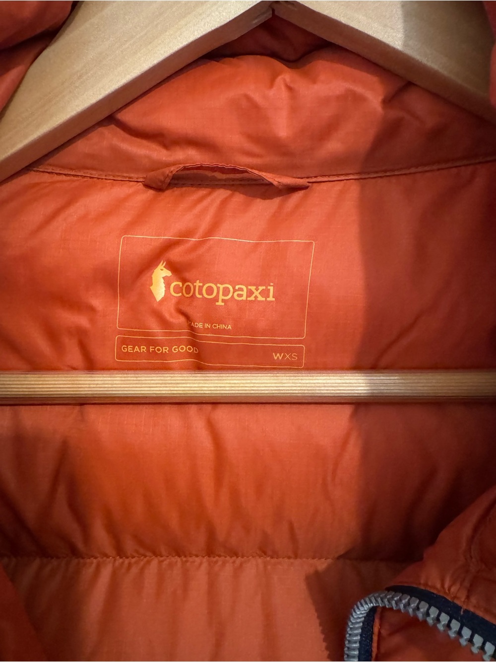cotopaxi Colorblock Puffer Jacket in Rust, Lavender & Cream - Picture 2 of 9